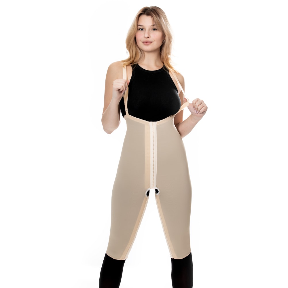 compression garment bodysuit white background product photography